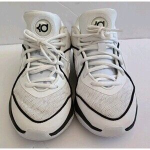 Nike KD 16 TB White Black Basketball Shoes Size 5.5 Kevin Durant DZ2927-100